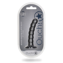 Ouch! Plug Beaded G-Spot S 13 x 2.5cm Gris